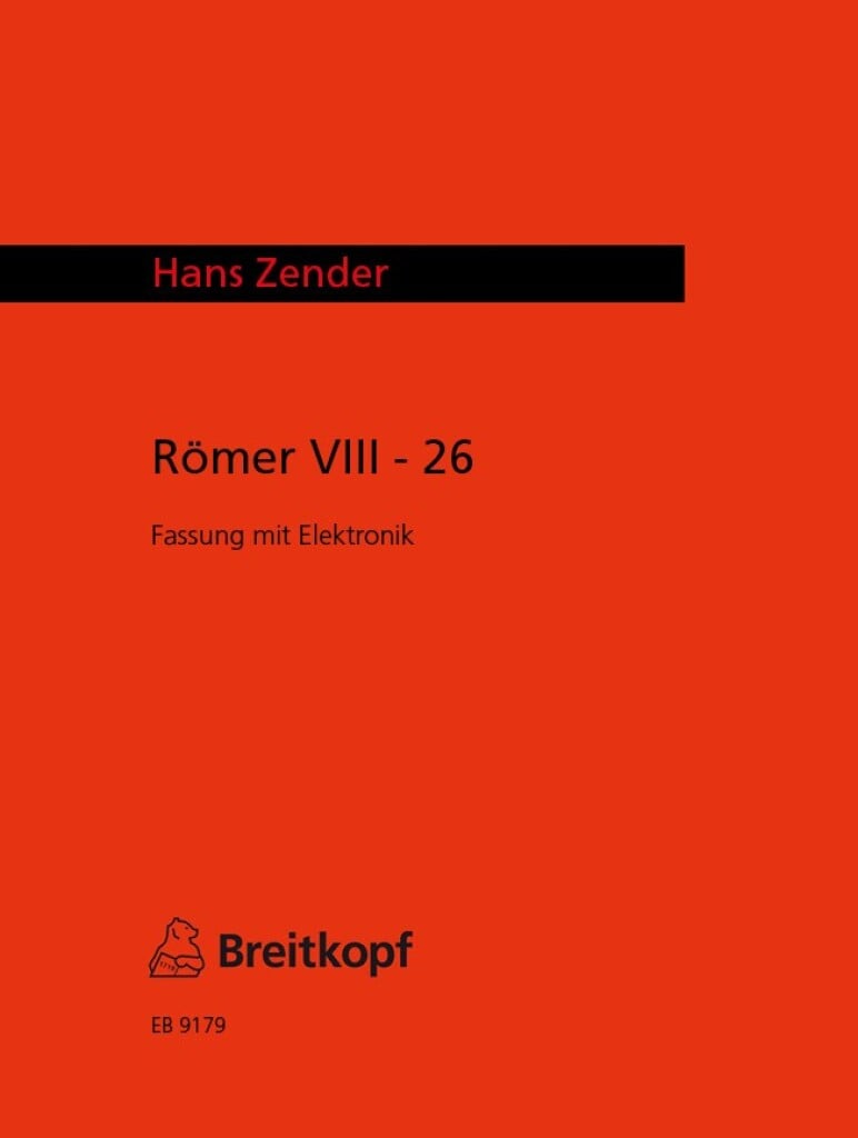 Römer VIII/26 (S, A, Orgel, Fassung ohne Elektr.)